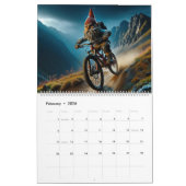 Mountain Bike Trail Shredding Calendrier Gnome (Feb 2026)