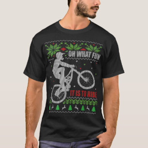 Mountain Bike Ugly kerstgebergte Biking T-shirt