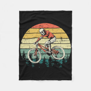 Mountain Bike - Vintage Afdaling Mountainbiken - M Fleece Deken