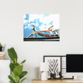 Mountain Biker Heaven Poster (Thuiskantoor)