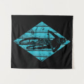 Mountain Biker Wandkleed (Voorkant (horizontaal))