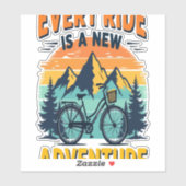 Mountain Biking Adventure Sticker (Vel)