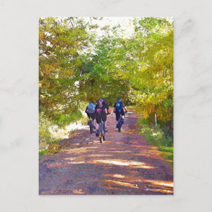 MOUNTAIN BIKING BRIEFKAART