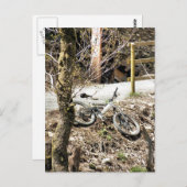 MOUNTAIN BIKING BRIEFKAART (Voorkant / Achterkant)