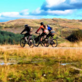 MOUNTAIN BIKING CANVAS AFDRUK