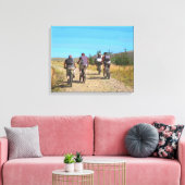 MOUNTAIN BIKING CANVAS AFDRUK (Insitu (Woonkamer))