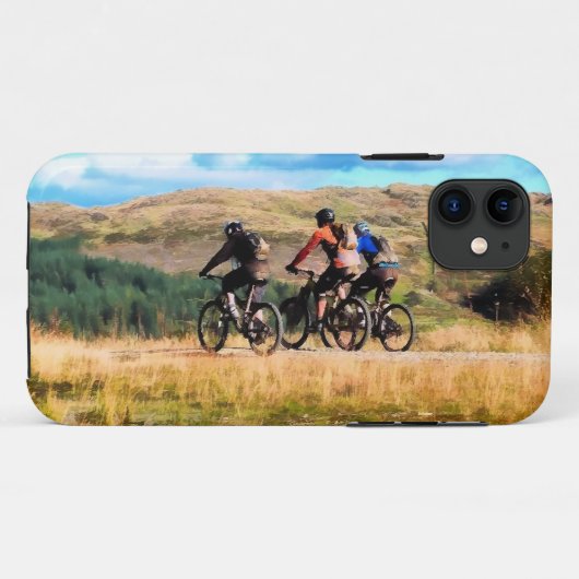 MOUNTAIN BIKING Case-Mate iPhone CASE (Achterkant (horizontaal))