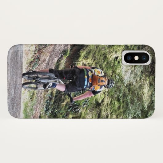 MOUNTAIN BIKING Case-Mate iPhone CASE (Achterkant (horizontaal))