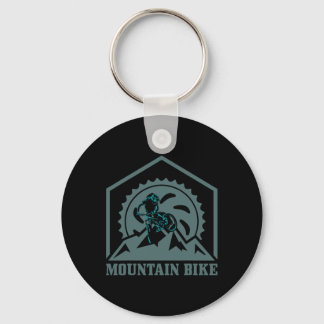 Mountain Biking It Never Gets Easier Downhill Moun Sleutelhanger