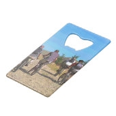 MOUNTAIN BIKING KREDIETKAART FLESSENOPENER (Voorkant Gekanteld)