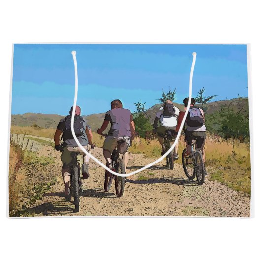 MOUNTAIN BIKING LARGE CADEAUZAKJE (Voorkant)