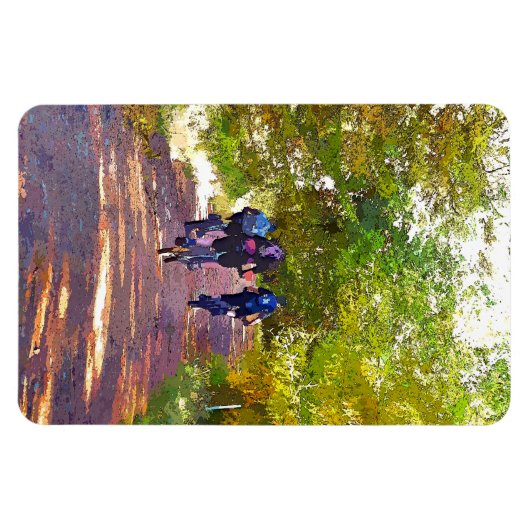 MOUNTAIN BIKING MAGNEET (Horizontaal)