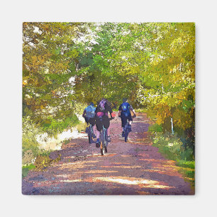 MOUNTAIN BIKING MAGNEET