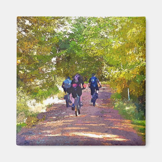 MOUNTAIN BIKING MAGNEET (Voorkant)