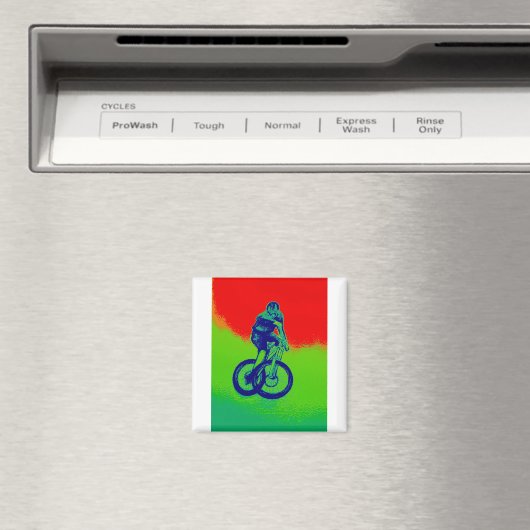 Mountain Biking Magneet (Insitu (Vaatwasser))