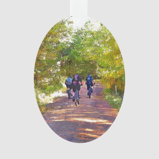 MOUNTAIN BIKING ORNAMENT (voorkant)