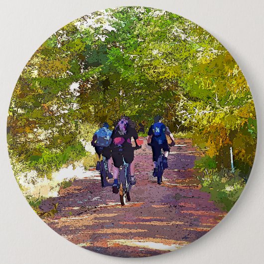 MOUNTAIN BIKING RONDE BUTTON 6,0 CM (Voorkant)