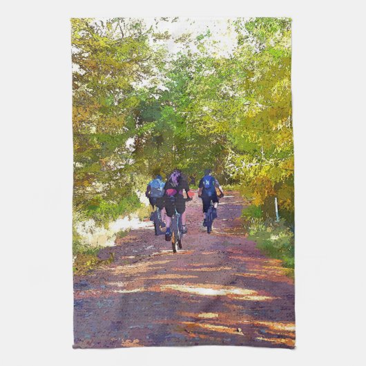 MOUNTAIN BIKING THEEDOEK (Verticaal)