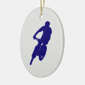 Mountain Biking-versiering Keramisch Ornament (Links)