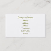 MOUNTAIN BIKING VISITEKAARTJE (Achterkant)