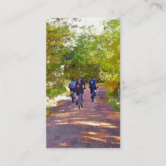 MOUNTAIN BIKING VISITEKAARTJE (Voorkant)