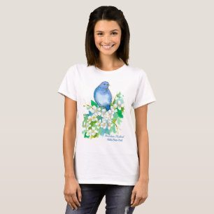 Mountain Bluebird Idaho State Bird T-shirt