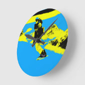 Mountain Boarding - Snowboarder   Ronde Klok (Hoek)