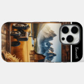 Mountain Boerderij Uitzicht Case-Mate iPhone Case (Achterkant (horizontaal))