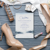 Mountain bruiloft uitnodiging rustieke uitnodigen 