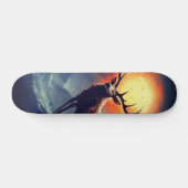 Mountain Buck loopt van brandend vuur Skateboard (Horizontaal)
