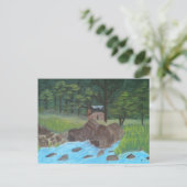 Mountain Cabin Briefkaart (Staand voorkant)