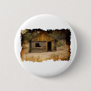 Mountain Cabin Ronde Button 5,7 Cm