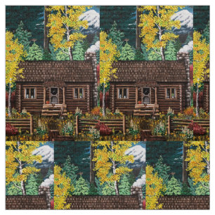Mountain Cabin Stof
