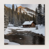 MOUNTAIN CABINE puzzle (Vertical)