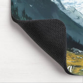 Mountain Camping thema Schilderachtig Uitzicht Muismat (Hoek)