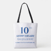 Mountain Canada Bruiloft Jubileum Bestemming Draagtas (Achterkant)