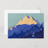 Mountain Convent van Nicholas Roerich Bedankkaart (Voorkant / Achterkant)