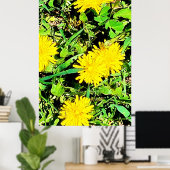 Mountain Dandelions Foto van Ottawa Canada Poster (Thuiskantoor)