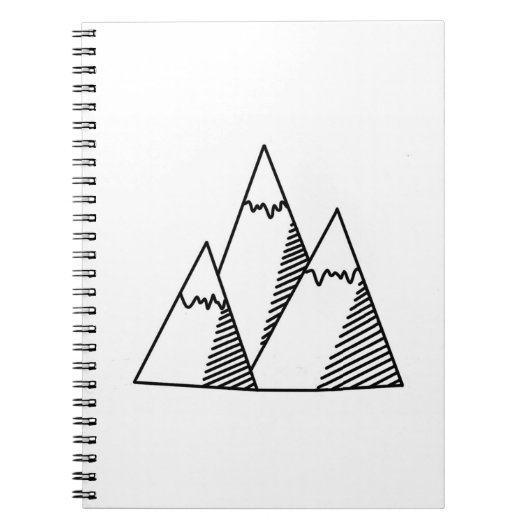 Mountain Doodle Notitieboek (Voorkant)