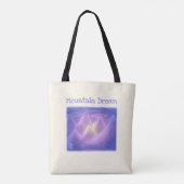 Mountain Dream Sturdy Brushed Polyester Shoulder Draagtas (Achterkant)