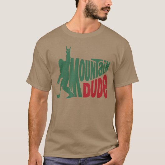 Mountain Dude gift T-shirt (Voorkant)