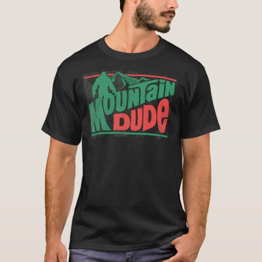 Mountain Dude, T-shirt en détresse Essential T-Shi (Devant)