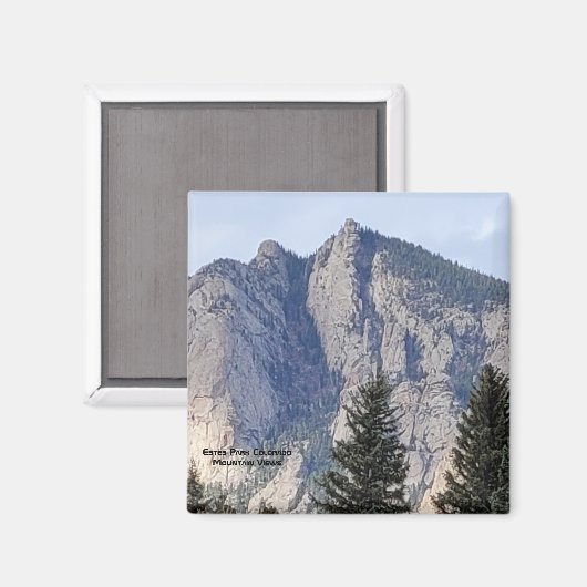 Mountain Estes Park Colorado Magneet (Voorkant / Achterkant)
