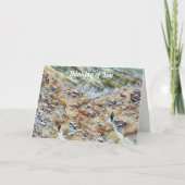 Mountain et vous avez cette pensée de votre carte (Devant)