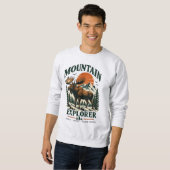 Mountain Explorer Sweatshirt Cerf Vintage (Devant entier)