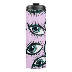 Mountain Eye Abstract iconisch ontwerp Thermosbeker