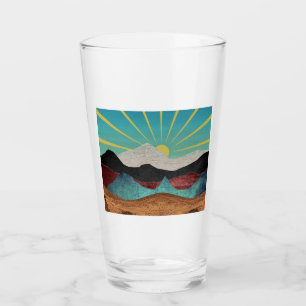 Mountain Fantasy Sunrise Glas