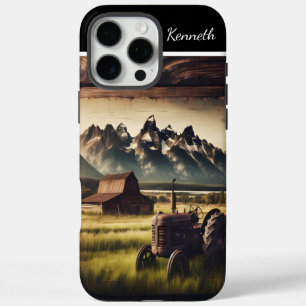 Mountain Field Tractor iPhone 16 Pro Max Hoesje