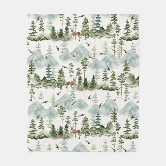 Mountain Fleece Blanket (Voorkant)