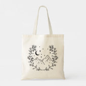 Mountain Floral Wreath Tote Bag (Achterkant)